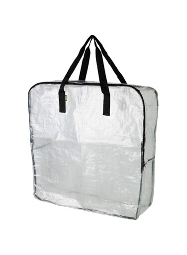 KNM Stores DIMPA Storage Bag Clear Heavy Duty Bags Transparent Storage Shopping Bag Moth Moisture Protection Storage Bags Pack of 1