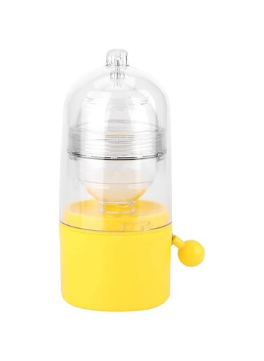 Liineparalle Egg Yolk Mixer Egg Scrambler Shaker Whisk Hand Powered Golden Egg Maker Eggs Yolk White Mixer Home Kitchen Gadgets