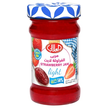 العلالي مربى الفراولة لايت 340 غرام