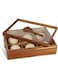 Bfttlity Wooden Pizza Dough Proofing Box with Lid and Handle - 16&rdquo;x12&rdquo; Pizza Dough Proofing Container Tray with Spatula and Cushion Cloth for Home Kitchen Homemade Pizza