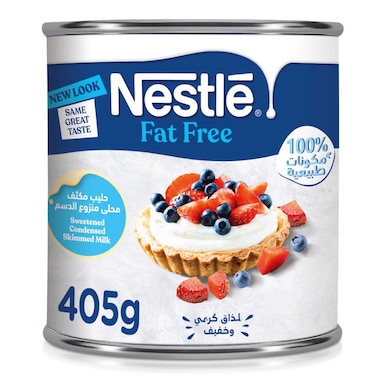 Nestle Fat Free Sweetened Condensed Milk, 405g