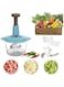 Timber Kitchen Manual Vegetable Chopper Garlic Masher Meat Grinder Mini Food Chopper Vegetable Crusher Hand Pressure Meat Grinder 2 L