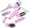 7-in-1 Hair Styler Kit for Women   Hot Air Brush, Curling Iron, Straightener, Volumizer &amp; Comb Attachments   Multifunctional Blow Dryer Brush Set for All Hair Types &ndash; Pink