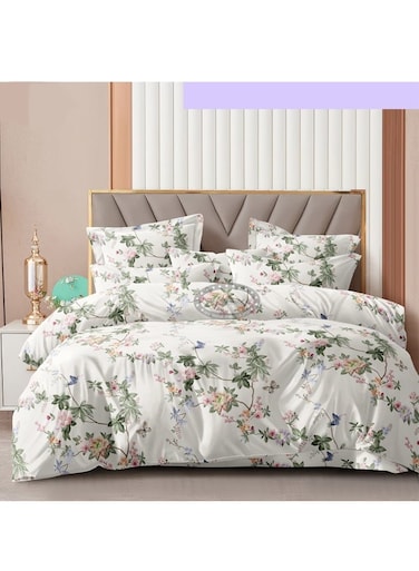 Premium Queen Size Fitted Bedsheet with 2 Pillowcases &acirc;&euro;&ldquo; Modern Design &acirc;&euro;&ldquo; Deep Pocket (180x200+35 cm) Soft, Breathable Microfiber Bedding Set for Home Comfort 72*78+10 Inch