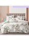 Premium Queen Size Fitted Bedsheet with 2 Pillowcases &acirc;&euro;&ldquo; Modern Design &acirc;&euro;&ldquo; Deep Pocket (180x200+35 cm) Soft, Breathable Microfiber Bedding Set for Home Comfort 72*78+10 Inch