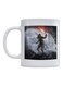 Tomb Raider Printed Ceramic Mug White/Grey/Black 350ml