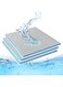 EKIND Aquarium Filter Media 8 Layer Aquarium Filter Sponge, Fish Tank Accessory Sponge Filter, Super Filter Effect, Filter Sponge for Fish Tank Aquarium (3Pcs, 12in x 10in)