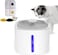 HOCC Cat Water Fountain, 101oz/3L Automatic Pet Water Fountain With 3 Flow Modes and 2 filter elements, Pet Water Fountain With Led Light And Filter For Cats, Dogs And Multiple Pets