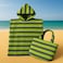 Kids Ocean Breeze Cover-Ups Green Grey + Beach Bag