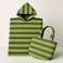 Kids Ocean Breeze Cover-Ups Green Grey + Beach Bag