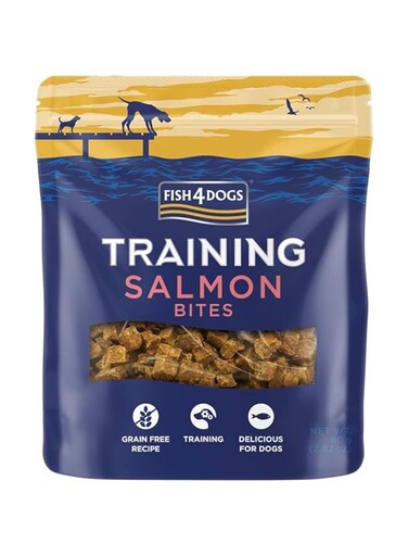 Fish4Dogs Training Salmon Bites Dog Treats 80G-NA