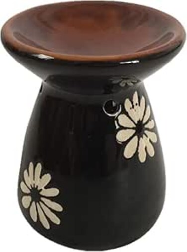 ORCHID CERAMIC INCENSE BURNER