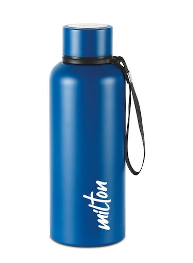 750 ml Stainless Steel Water Bottle, Vacuum Insulated Flask Keep Drinks Hot or Cold for 24 hours, Leak Proof, Metal Bottle for Sports, Gym, Travelling, Aura, Dark Blue Dark Blue