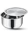 Vinod 304 Grade Stainless Steel Tope/Patila/Bhagona/Boiling Tope with SS Lid- 5.3 Litre, 24 cm  Sandwich Bottom Induction and Gas Stove Friendly