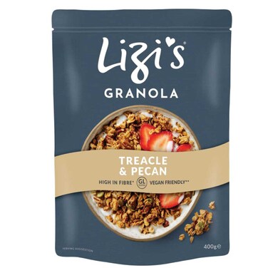 Lizi&#39;s Treacle and Pecan Granola Wholegrain Cereal, 400g