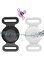 Tyanuzz Waterproof Airtag Dog Collar Holder Compatible with Apple AirTag, Silicone Waterproof Air Tag Case for Dog Collar, Anti-Lost AirTag Holder for Pet Cat Dog GPS Tracker (2 Pack, Black &amp; White)