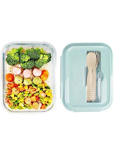 Aiwanto Portable Kid's BPA-free Lunch Box for Healthy Meals (Blue)