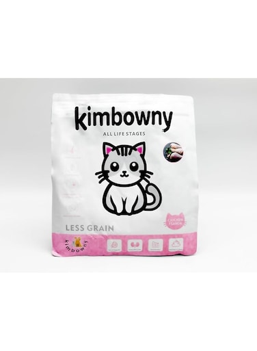 Kimbowny Dry Cat Food Premium Less Grain With Complete Nutrition Beautiful Hair, Gluthen Free, Care for Gastrointestinal Health, Chicken Flavor (1.5 KG)