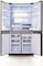Sharp Olive French Door Inverter Series 724 Liters Refrigerator SJ-FS87V-BK3 with Plasmacluster, Black