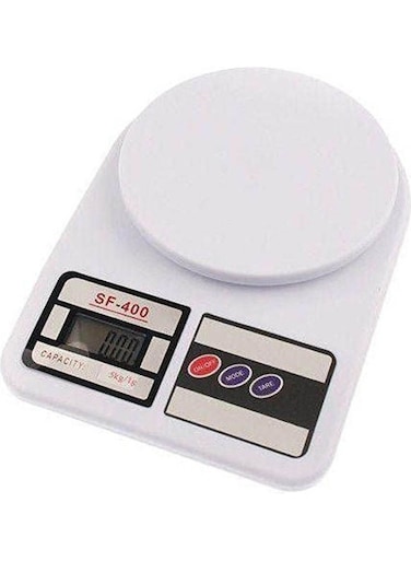 Kitchen Scale - 10Kg White
