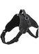 No Pull Reflective Adjustable Dog Harness with Handle (Black, L)