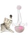 NeoStyle Cat Interactive Non-Invertible Toys, Tassel Teaser Stick With Rotating Toy Ball, Sports Exercise Puzzle Kitten Indoor Toys (pink)