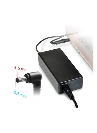 Laptop, notebook charger 19V - 2.1A - 5.5x2.5mm - up to 40W - Asus, Acer, MSI, Toshiba, Lenovo, Fujitsu, Packard Bell