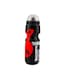 SKEIDO Sports Water Bottles with Transparent Lid (Black, 650ml)