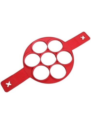 Dubai Gallery Silicone Pan Cake Mould Red 16X9Inch