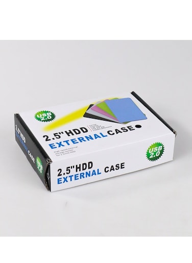 2.5 INCH HDD ENCLOSURE, USB 2.0 PLASTIC HARD DISK CASE FOR SSD DISK CASE HDD BOX USB 2.0 HD EXTERNAL HDD ENCLOSURE