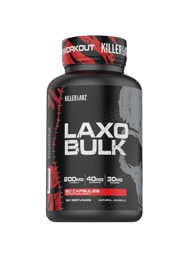 KILLER LABZ Laxo Bulk   200mg Laxobulk   40mg Apisterone   30mg Decasorb   60 Capsules