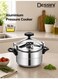 Durable Aluminium 5 Liter-Security Pressure Cooker With Lid