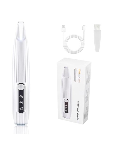 SZMDLX Paw Trimmer,Pet Hair Trimmer,Dog Paw Trimmer Low Noise Pet Shaver with LED Light, 9mm Rechargeable Pet Paw Trimmer Hair Clipper for Cats Dogs Hair Trimming Grooming Kit