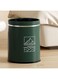 IEW Plastic Trash Can,16L Round Waste Bin, Large Capacity Rubbish Container Dustbin for Home Restaurant, Office Waste Paper Basket, Garbage Can for Kitchen/Bedroom/Living Room/Bathroom (Green)