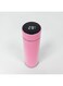 Temperature Display Vacuum Insulated Water Bottle Stainless Steel Sports Thermal Travel Mug with LED Temperature Display Leak Proof Hot and Cold for 24 Hours Thermos (PINK)