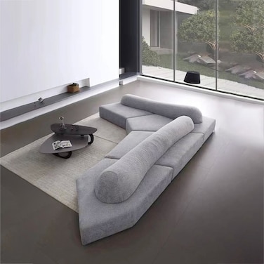 Karnak Neon Italian Luxury 4 Seater Velvet Sofa - Grey