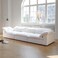 Karnak Cloud Sofa 3-Seater Polyester Fabric - White