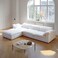 Karnak Cloud Sofa 3-Seater Polyester Fabric - White
