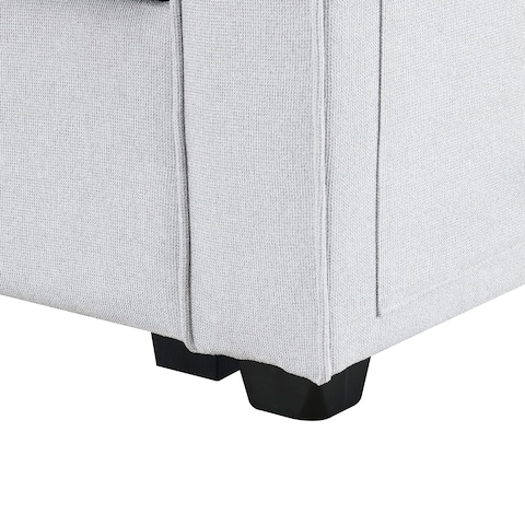Karnak Sealand 4 Seater Polyester Sofa - Light Grey