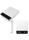 Mini Coffee Scale with Timer &acirc;&euro;&ldquo; 3kg/0.1g High Precision Espresso Scale for Pour Over &amp; Drip Coffee, Portable Digital Kitchen Scale with Automatic Timer, Barista Brewing Scale (White)