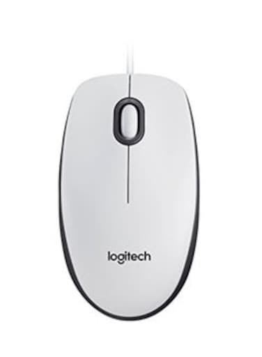 USB Optical Mouse White/Black