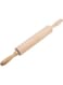 ECVV Wood Rolling Pin for Baking -15 Inch Professional Dough Roller with Handle, Essential Wooden Tool for Making Cookie   Pasta   Fondant   Pizza   Pastry   Tortilla   Pie   Bread   ect.