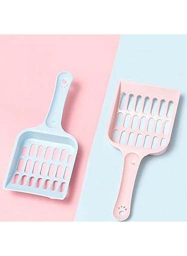 Pets Empire Plastic Cat Litter Scoop Hollow Cleaning Shovel for Pet Kitten Supplies (Buy 1 Get 1 Free)
