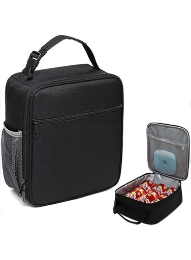 Aputue Insulated Lunch Bag, Reusable Tote Lunch Bag, Leakproof Insulation Lunch Box, Portable Lunch Bag, Oxford Cloth Material Lunchbag for Work, Office, Travel, School and Picnic
