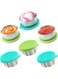 6x1.6 Oz Salad Dressing Containers With Lids, Small Leakproof Reusable Stainless Steel Salad Dressing Container To Go For Lunch Boxes,Sauce containers, Picnics,Travel Meal Prep And Kitchen Storage.