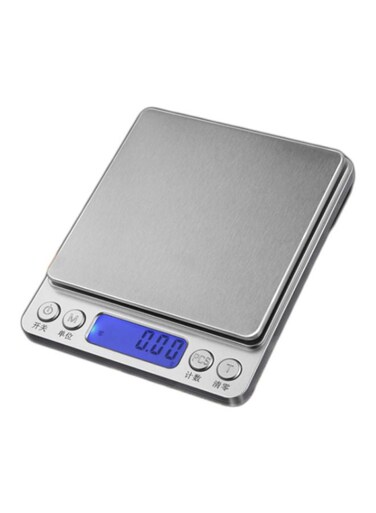 LED Digital Weighing Scale Silver