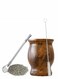 Mate Tea Cup, Stainless Steel Double Walled Easy Wash Household Insulation Cup, Mate Gourds for Yerba Mate Loose Leaf Drinking with Bombilla Straw, 230 Ml