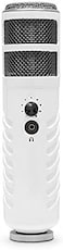 R&Oslash;DE Podcaster Dynamic Large-Diaphragm Microphone With Usb Connection For Mac And Pc, White