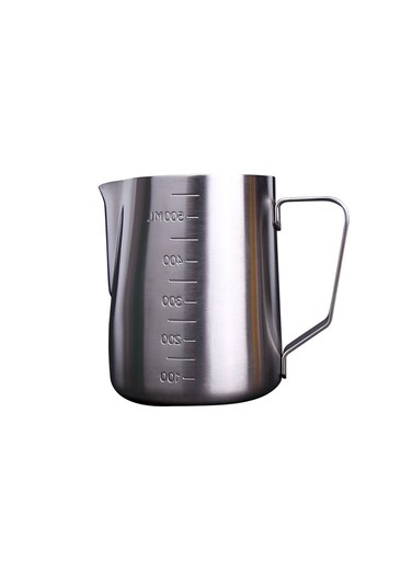 Stainless Steel Household Coffee Pull Flower Cup With Scale Beak Cup 350ml