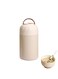 Food Jar, Vacuum Insulated Soup Container, Stainless Steel Lunch box for Kids Adult, Leak Proof Food Jar with Folding Spoon for Hot or Cold Food(White)
